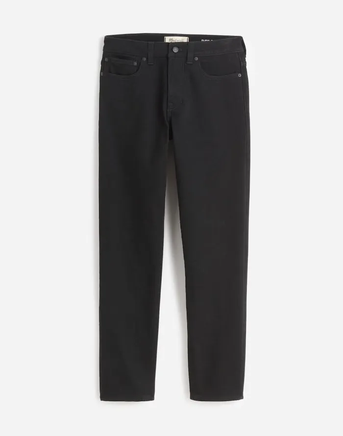 Jeans Men Madewell Relaxed Taper Jeans Black
