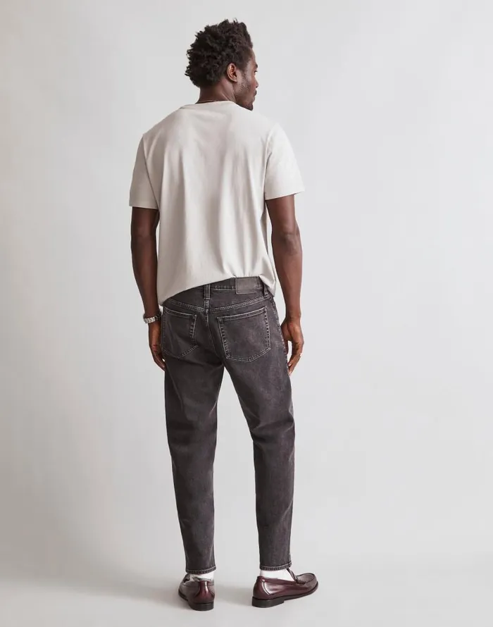 Jeans Men Madewell Relaxed Taper Jeans Hanlock Wash