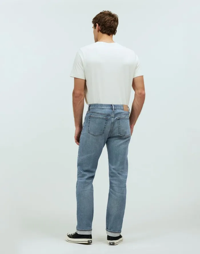 Jeans Men Madewell The 1991 StraightLeg Stretch Selvedge Jean Loyola Wash
