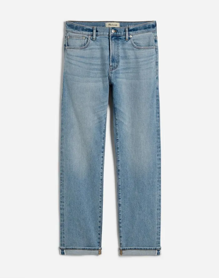 Jeans Men Madewell The 1991 StraightLeg Stretch Selvedge Jean Loyola Wash