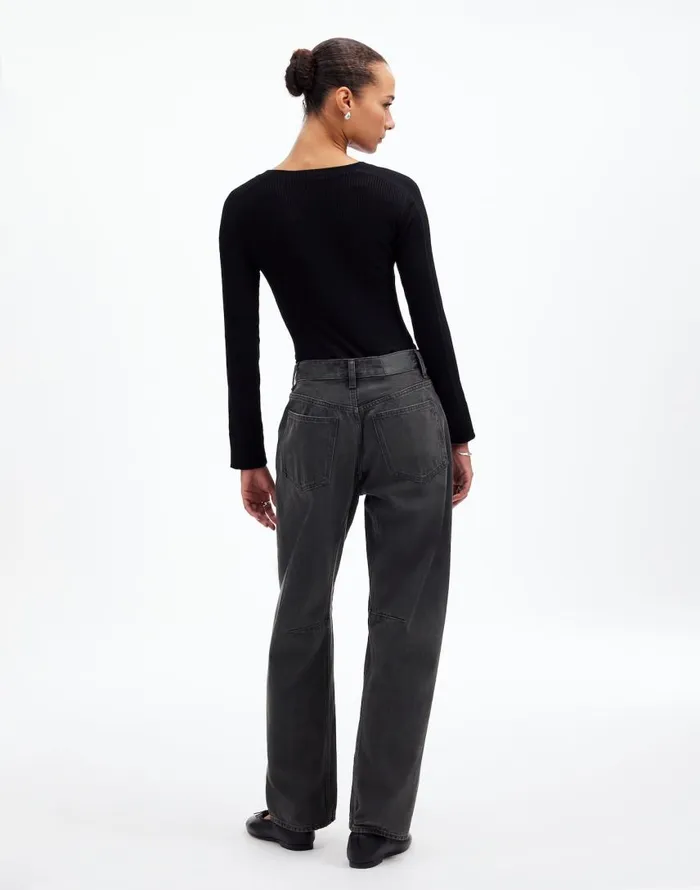 Jeans Women Madewell The Darted BarrelLeg Jean Olenda Wash