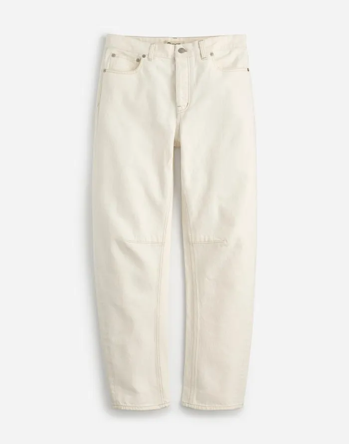 Jeans Women Madewell The Darted BarrelLeg Jean Vintage Canvas