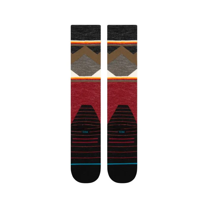 Jimmy Chin X Stance Ultralightwool Snow Otc Socks Red WomenMen Stance Over The Calf