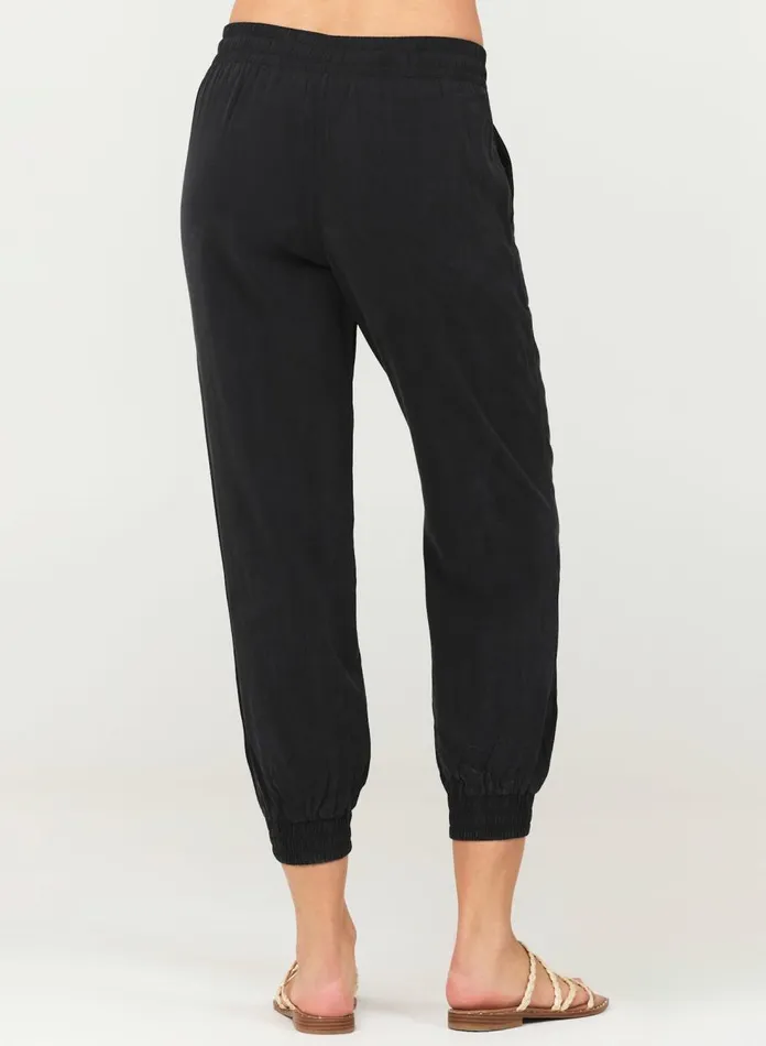 Joggers Women Bella Dahl Easy Drawstring Jogger 8211 Vintage Black Joggers Women Bella Dahl Easy Drawstring Jogger 8211 Vintage Black