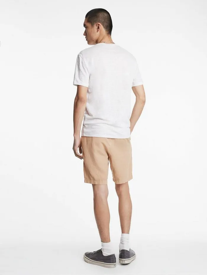 JOHNNY FLAT FRONT SHORTS Khaki Men John Varvatos Shorts And Swimwear