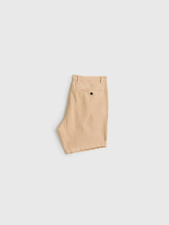 JOHNNY FLAT FRONT SHORTS Khaki Men John Varvatos Shorts And Swimwear