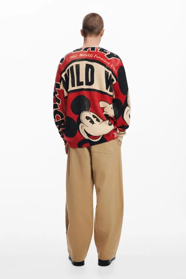 Jumpers And Sweatshirts Men Desigual Jumper Red