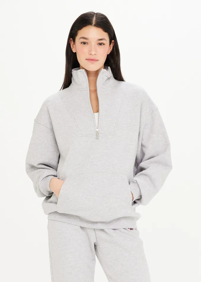Jumpers THE UPSIDE Women RAQUETTE JEROME HALF ZIP CREW Jumpers THE UPSIDE Women RAQUETTE JEROME HALF ZIP CREW