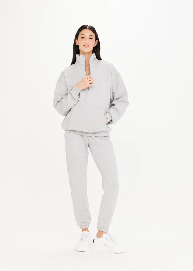 Jumpers THE UPSIDE Women RAQUETTE JEROME HALF ZIP CREW Jumpers THE UPSIDE Women RAQUETTE JEROME HALF ZIP CREW