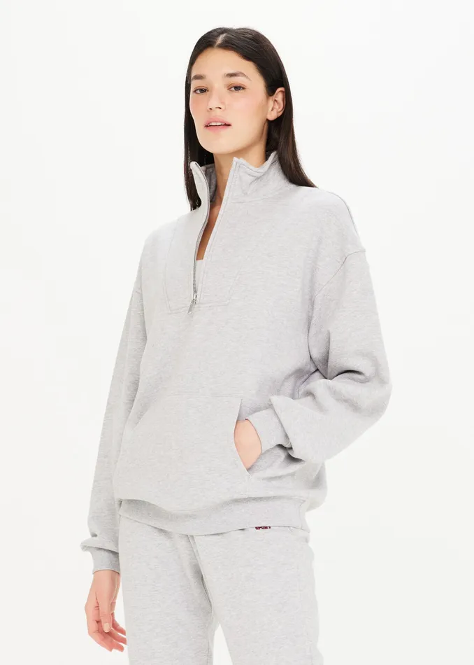 Jumpers THE UPSIDE Women RAQUETTE JEROME HALF ZIP CREW Jumpers THE UPSIDE Women RAQUETTE JEROME HALF ZIP CREW