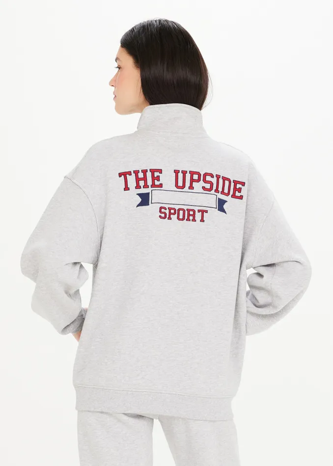 Jumpers THE UPSIDE Women RAQUETTE JEROME HALF ZIP CREW Jumpers THE UPSIDE Women RAQUETTE JEROME HALF ZIP CREW