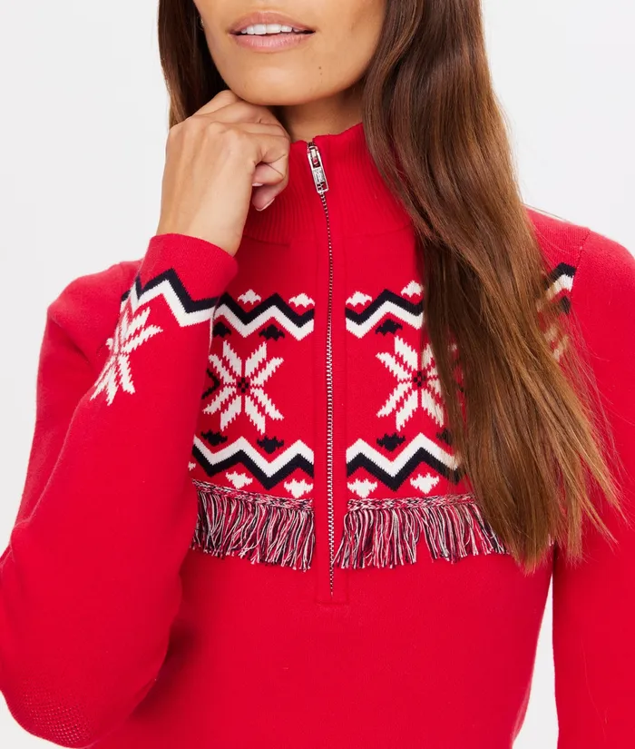 Jumpers Women THE UPSIDE KEYSTONE BLANCHE HALF ZIP
