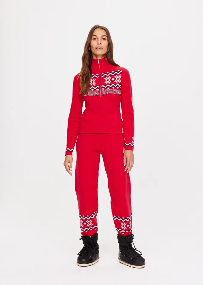 Jumpers Women THE UPSIDE KEYSTONE BLANCHE HALF ZIP