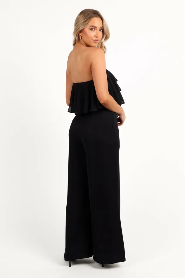 Jumpsuits and Rompers Georgiana Jumpsuit Black Petal and Pup Women