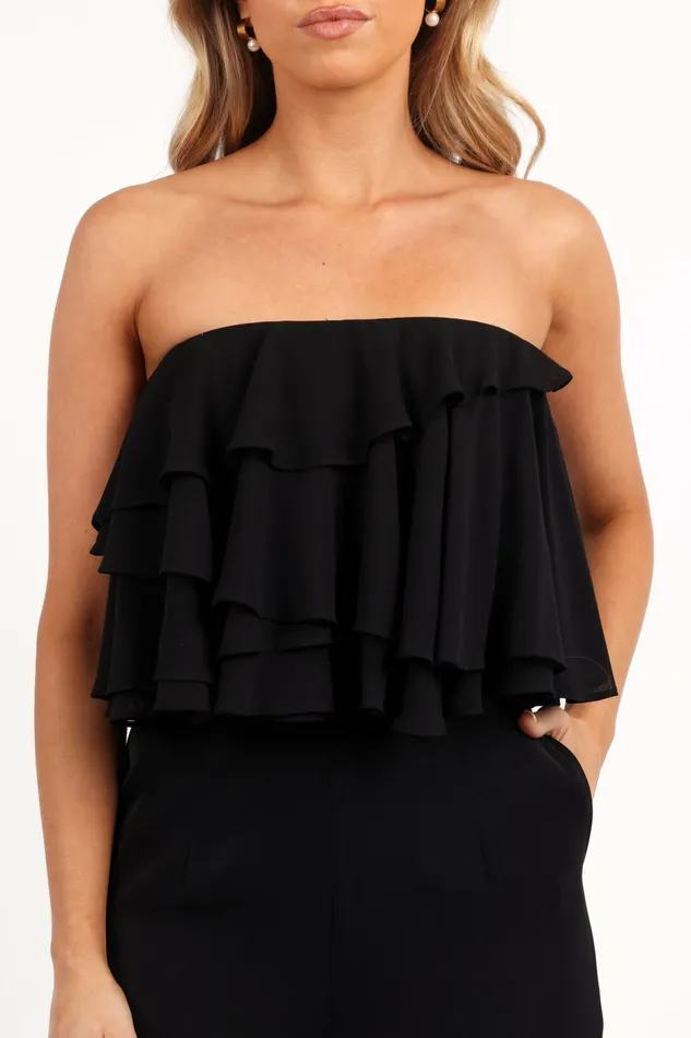 Jumpsuits and Rompers Georgiana Jumpsuit Black Petal and Pup Women