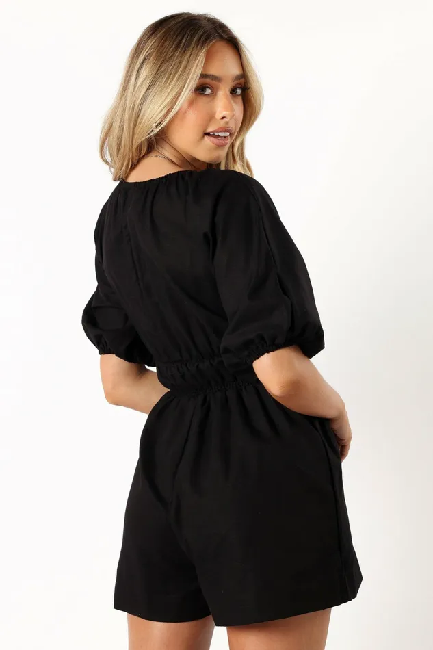 Jumpsuits and Rompers Kaia Romper Black Petal and Pup Women