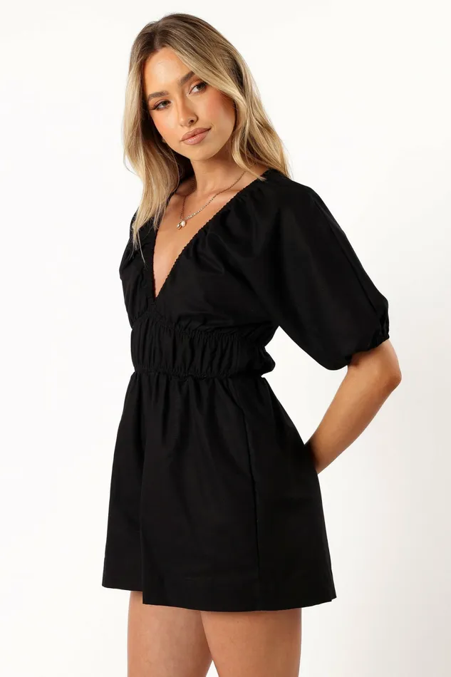 Jumpsuits and Rompers Kaia Romper Black Petal and Pup Women