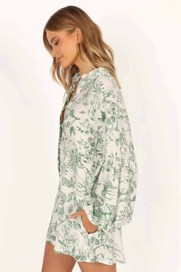 Jumpsuits and Rompers Women Elsa Playsuit Green Petal and Pup