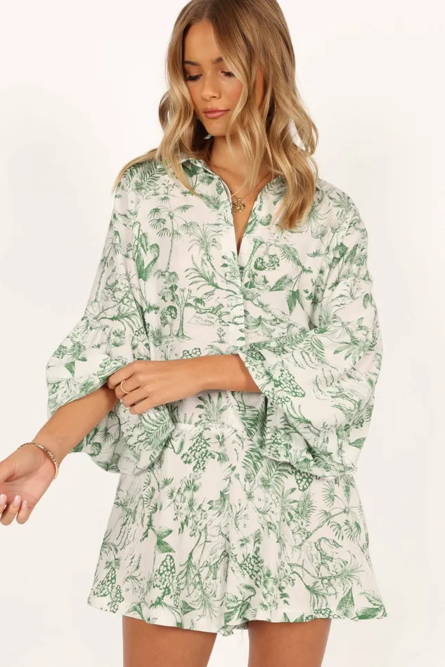 Jumpsuits and Rompers Women Elsa Playsuit Green Petal and Pup