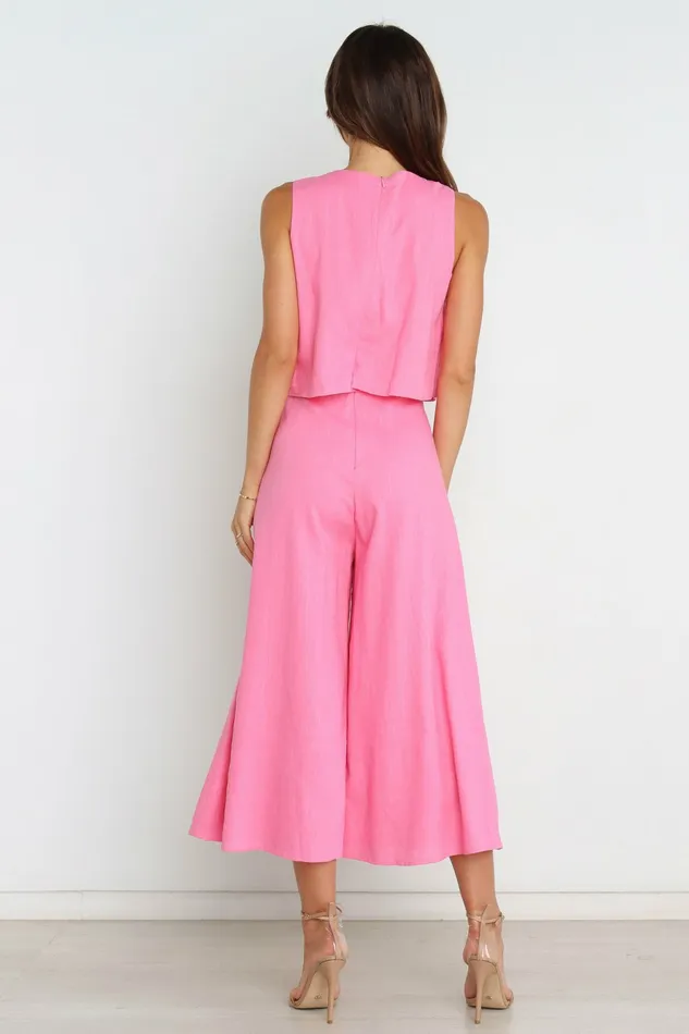 Jumpsuits and Rompers Women Femme Jumpsuit Pink Petal and Pup