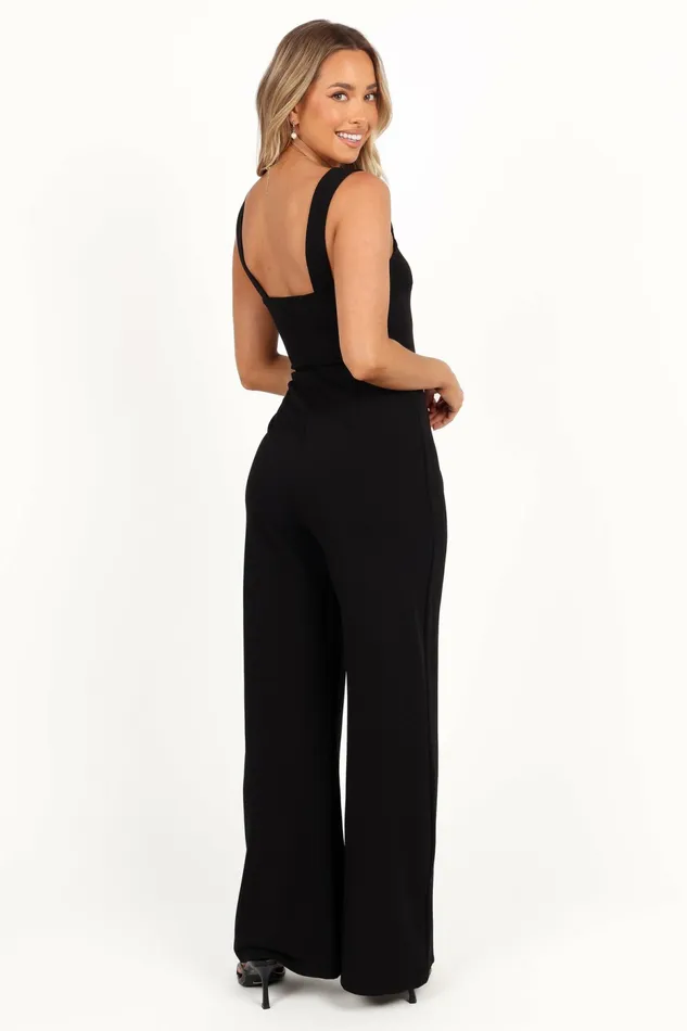 Jumpsuits and Rompers Women Hyatt Jumpsuit Black Petal and Pup