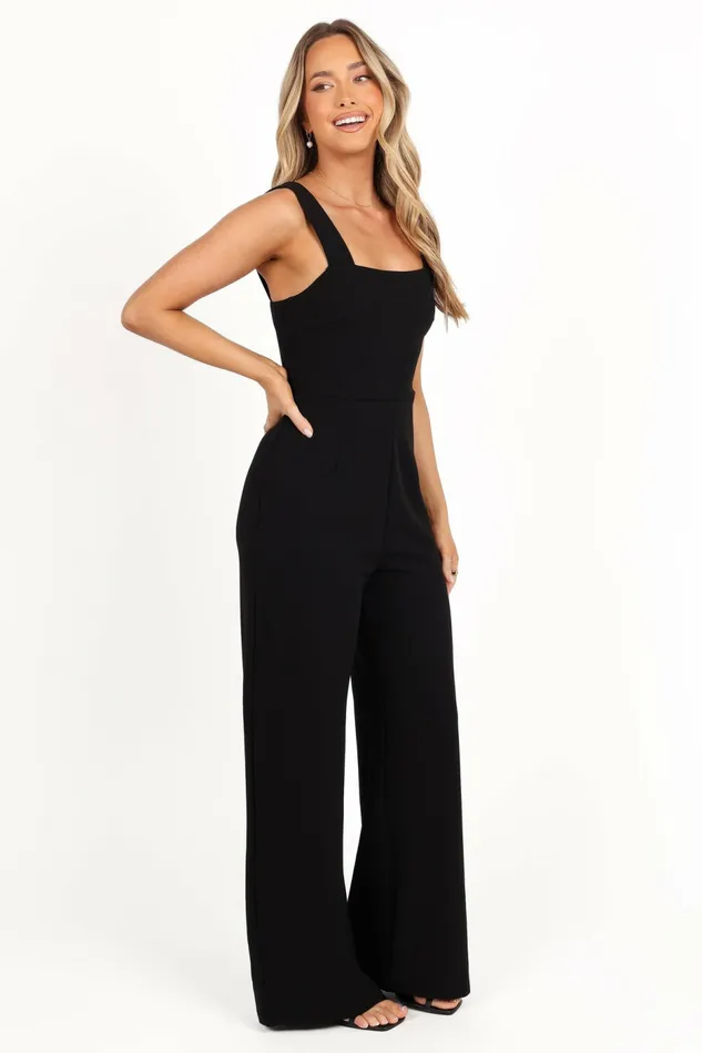Jumpsuits and Rompers Women Hyatt Jumpsuit Black Petal and Pup