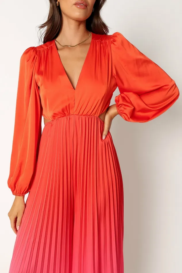 Jumpsuits and Rompers Women Krista Gradient Jumpsuit Red Petal and Pup