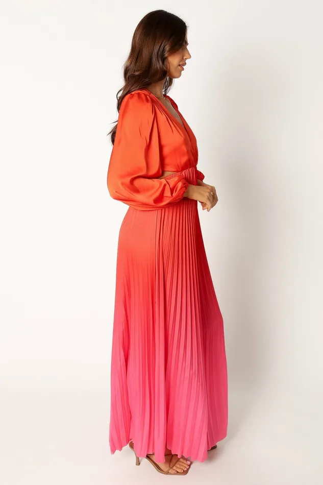Jumpsuits and Rompers Women Krista Gradient Jumpsuit Red Petal and Pup