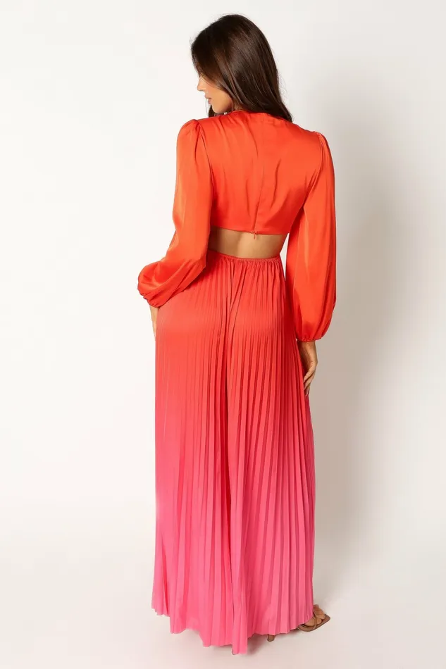 Jumpsuits and Rompers Women Krista Gradient Jumpsuit Red Petal and Pup