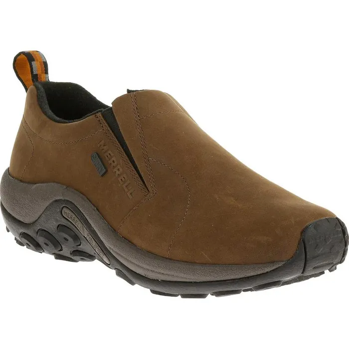 Jungle Moc Nubuck Waterproof Wide Width Brown Men Merrell SlipOns Jungle Moc Nubuck Waterproof Wide Width Brown Men Merrell SlipOns