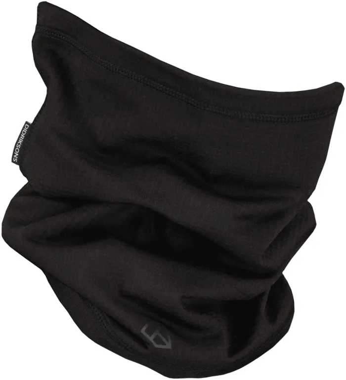 Kalle Men039s Neckwarmer Black WomenMen Didriksons Gloves and Scarves