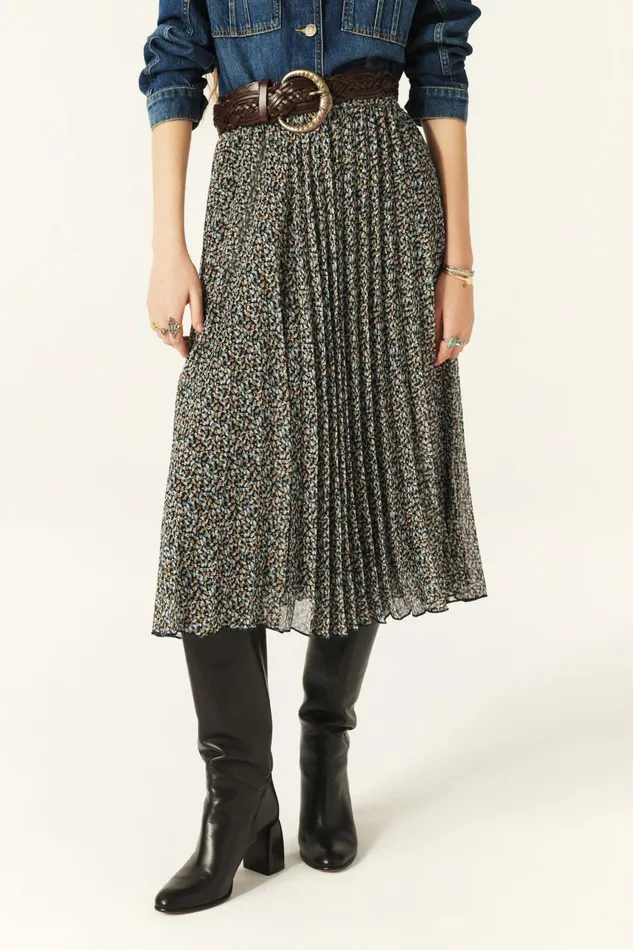 Kamy Skirt Kamy Blue Women Baandsh Skirts and Shorts
