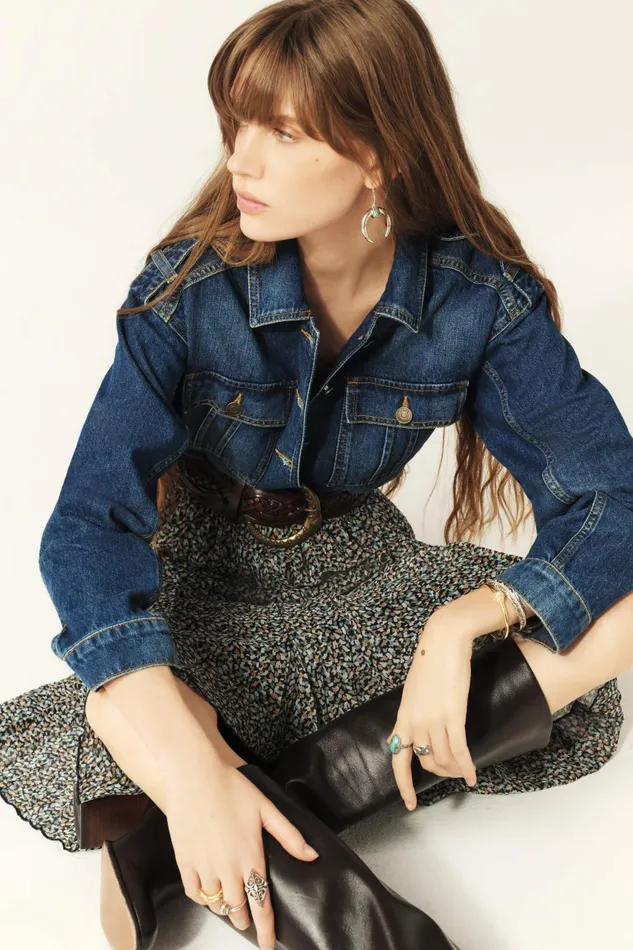 Kamy Skirt Kamy Blue Women Baandsh Skirts and Shorts
