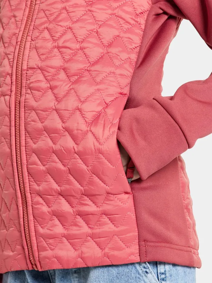 Kapris Kids039 FullZip Garnet Red Kids Didriksons Fleece and Midlayers