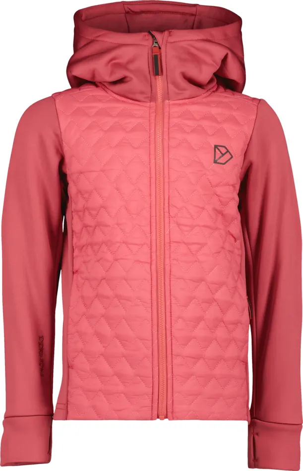 Kapris Kids039 FullZip Garnet Red Kids Didriksons Fleece and Midlayers