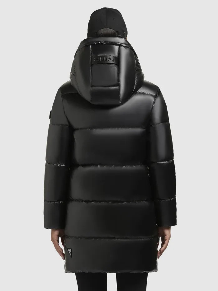 KHUJO Puffer Jackets Women Jacke HAYA SHINY Schwarz