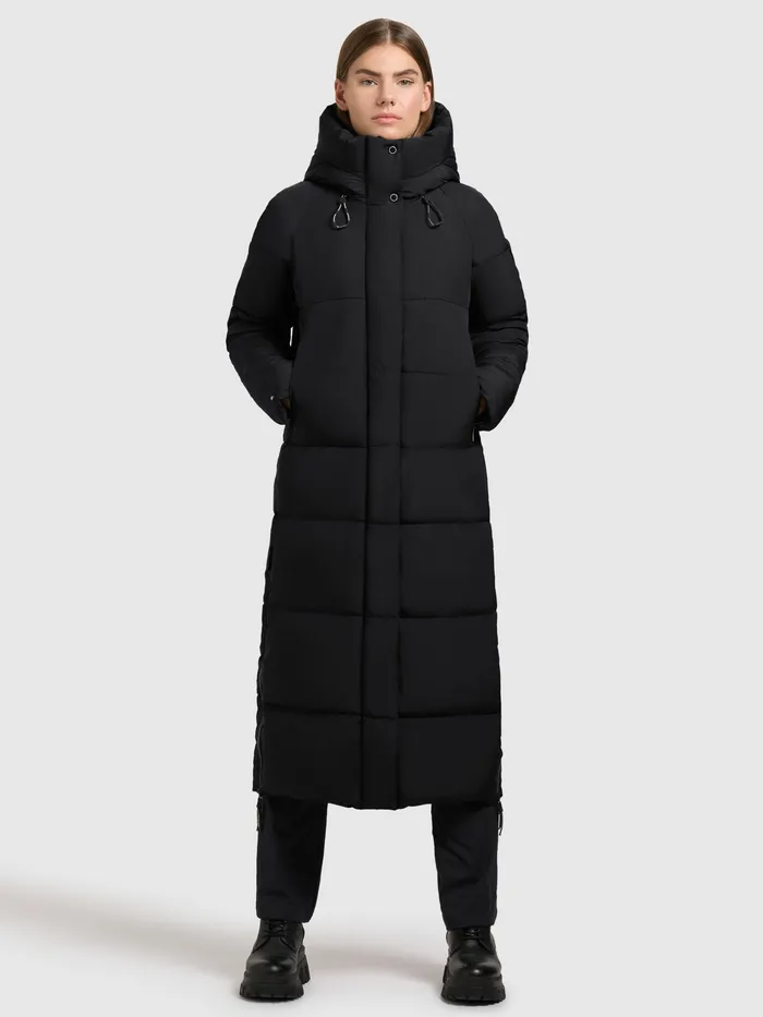 KHUJO Quilted Coats Women Mantel LAMBA Schwarz Schwarz