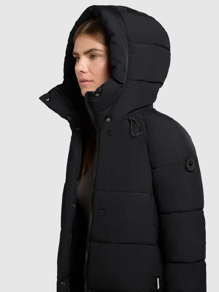 KHUJO Quilted Coats Women Mantel LAMBA Schwarz Schwarz