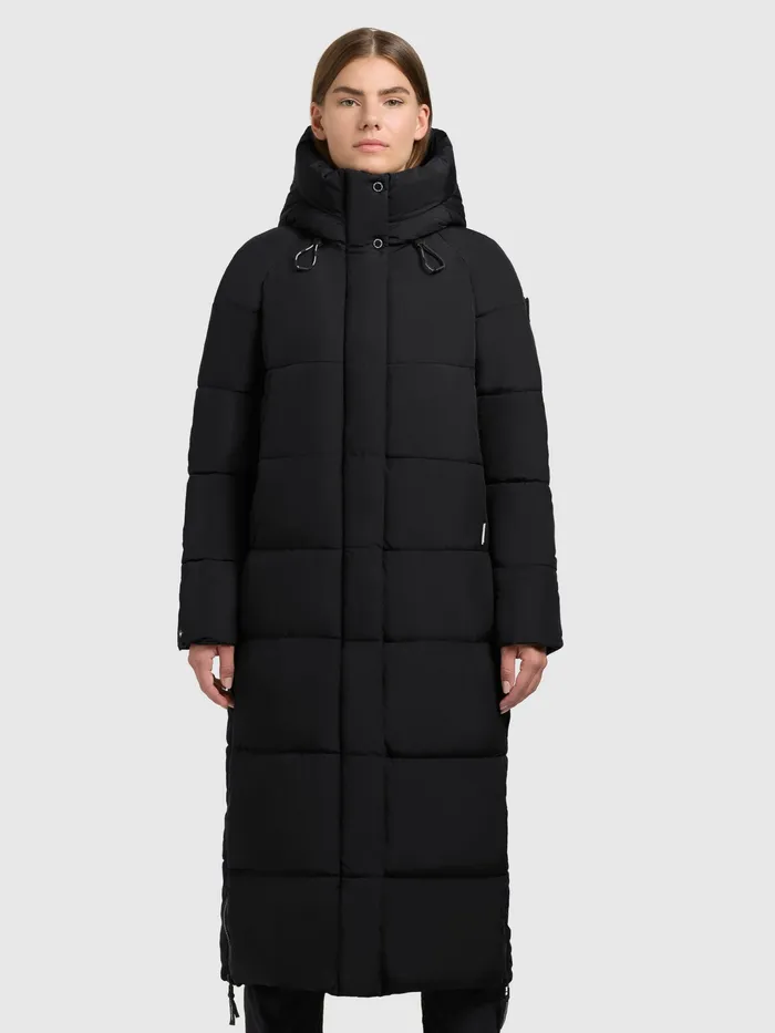 KHUJO Quilted Coats Women Mantel LAMBA Schwarz Schwarz