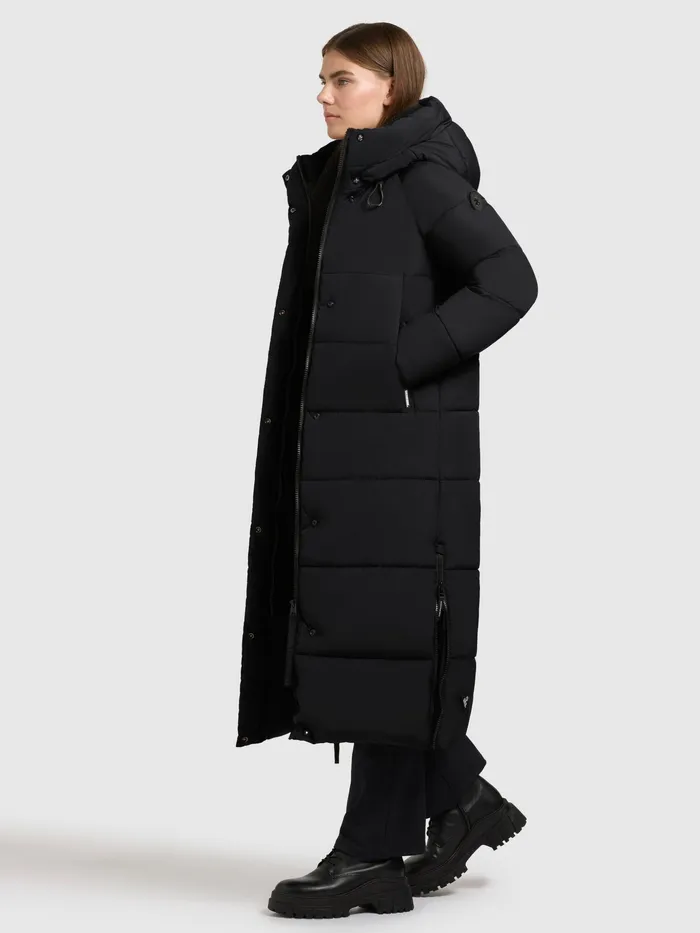 KHUJO Quilted Coats Women Mantel LAMBA Schwarz Schwarz