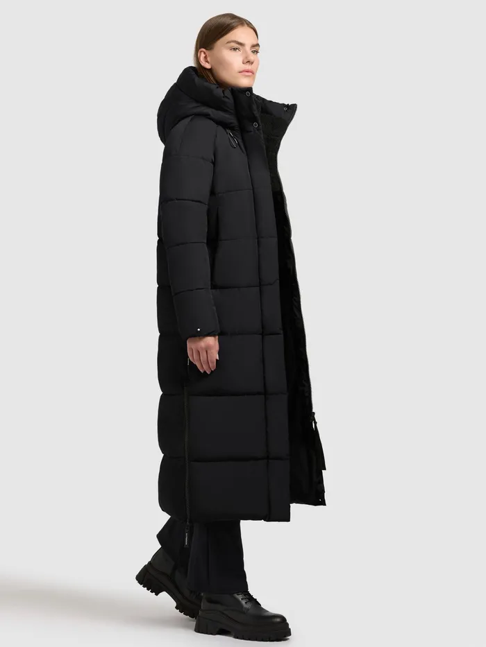 KHUJO Quilted Coats Women Mantel LAMBA Schwarz Schwarz