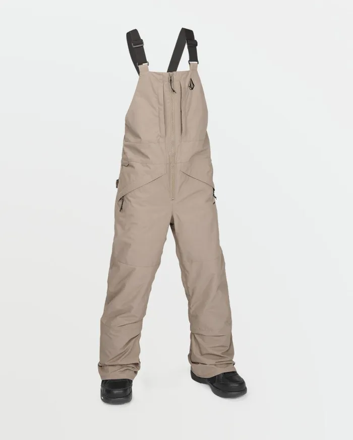 Kids Barkley Insulated Bib Overalls 8211 Chestnut Brown Kids Volcom Pants