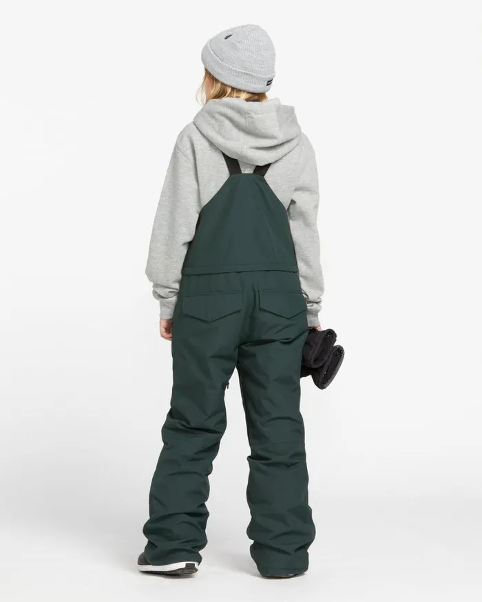 Kids Barkley Insulated Bib Overalls 8211 Scarab Kids Volcom Pants