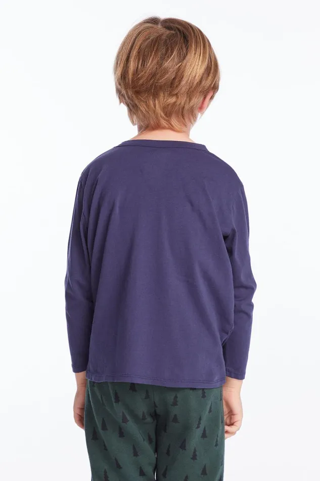 Kids Chaser Brand Boys 80s Ski Moment Boys Long Sleeve