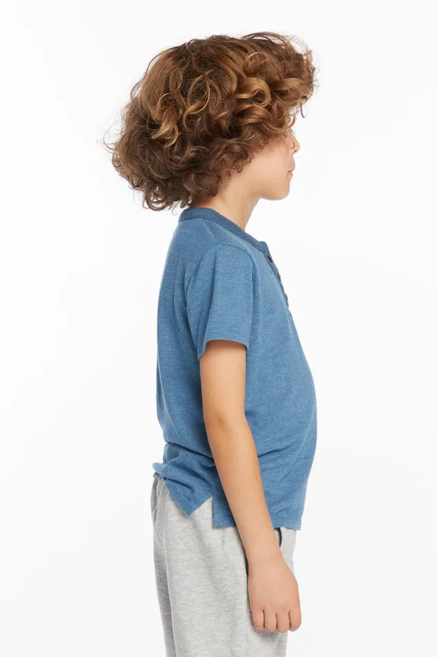 Kids Chaser Brand Boys Boys Niagara Short Sleeve Henley