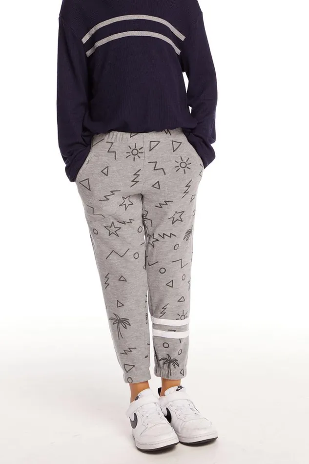 Kids Chaser Brand Boys Geo Palms Boys Pant