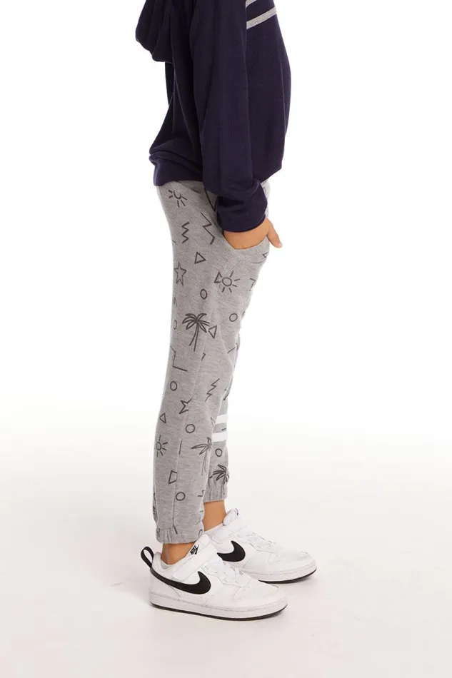 Kids Chaser Brand Boys Geo Palms Boys Pant