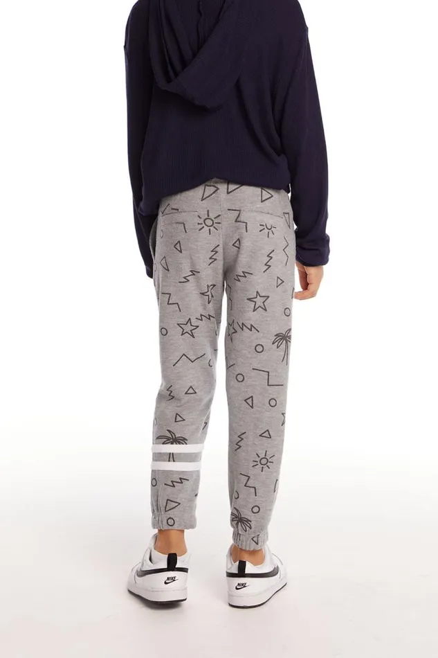 Kids Chaser Brand Boys Geo Palms Boys Pant