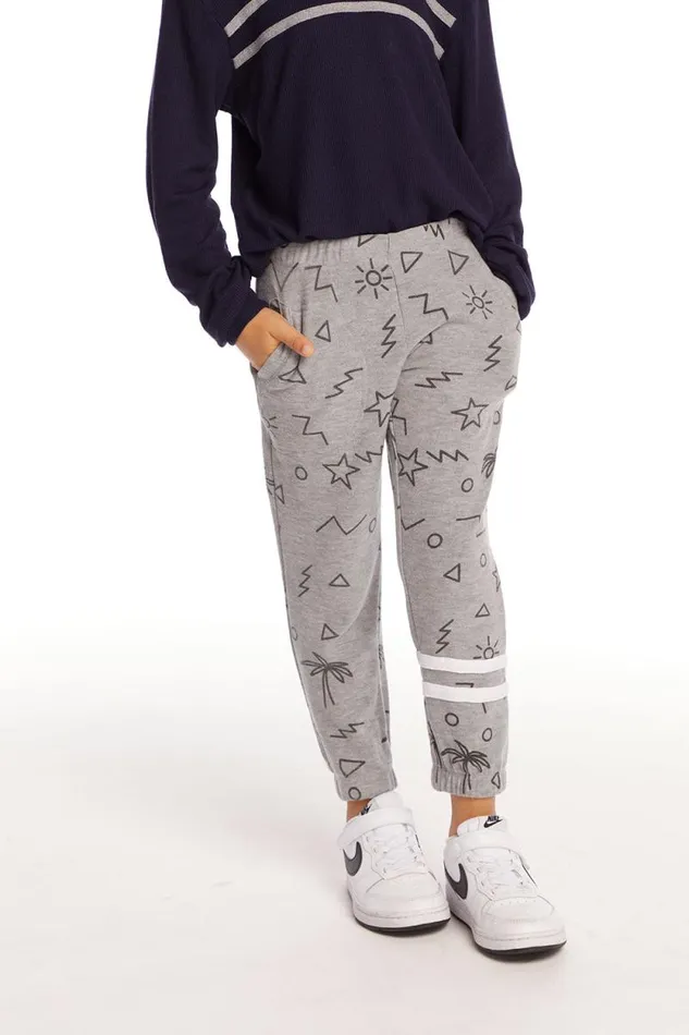 Kids Chaser Brand Boys Geo Palms Boys Pant