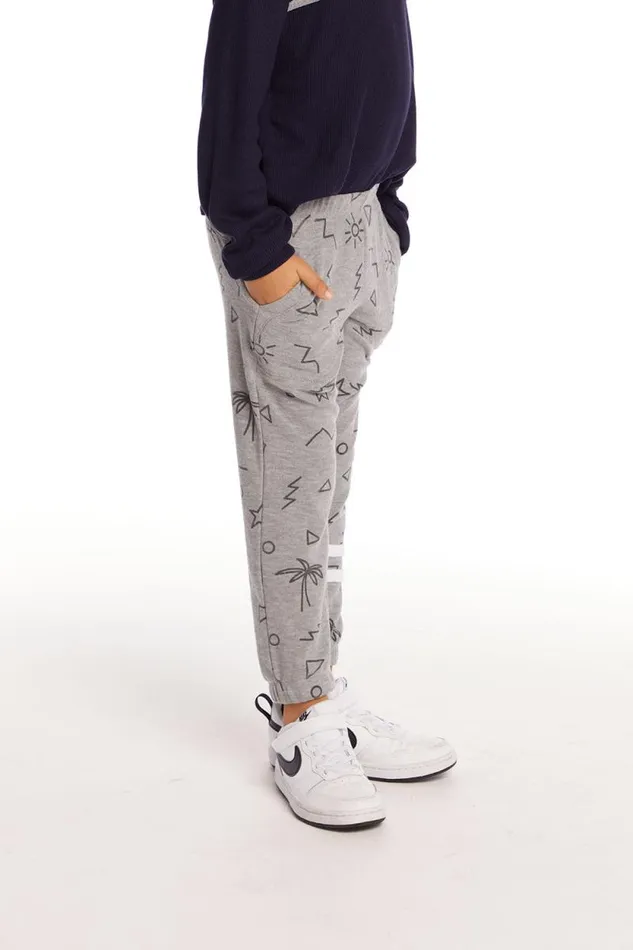Kids Chaser Brand Boys Geo Palms Boys Pant